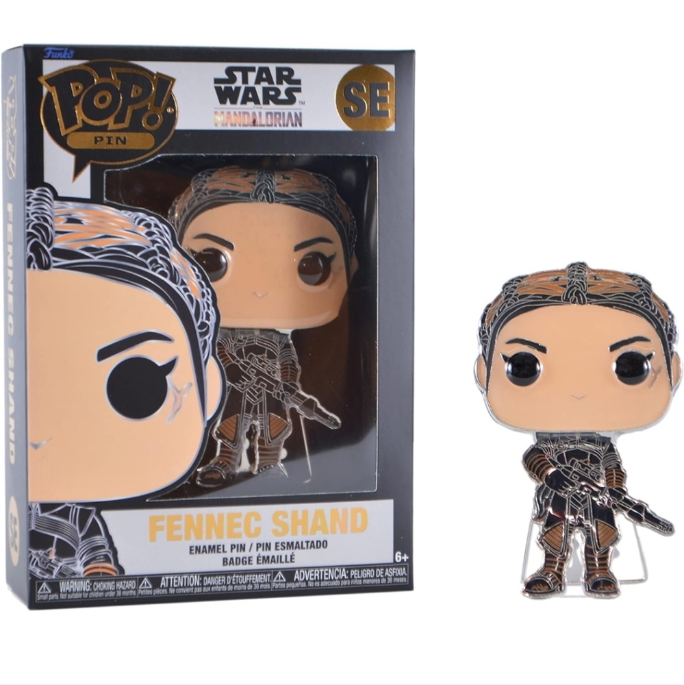 POP Funko Pop! Pin: Star Wars Mandalorian FENNEC SHAND SE SG (30616)‎